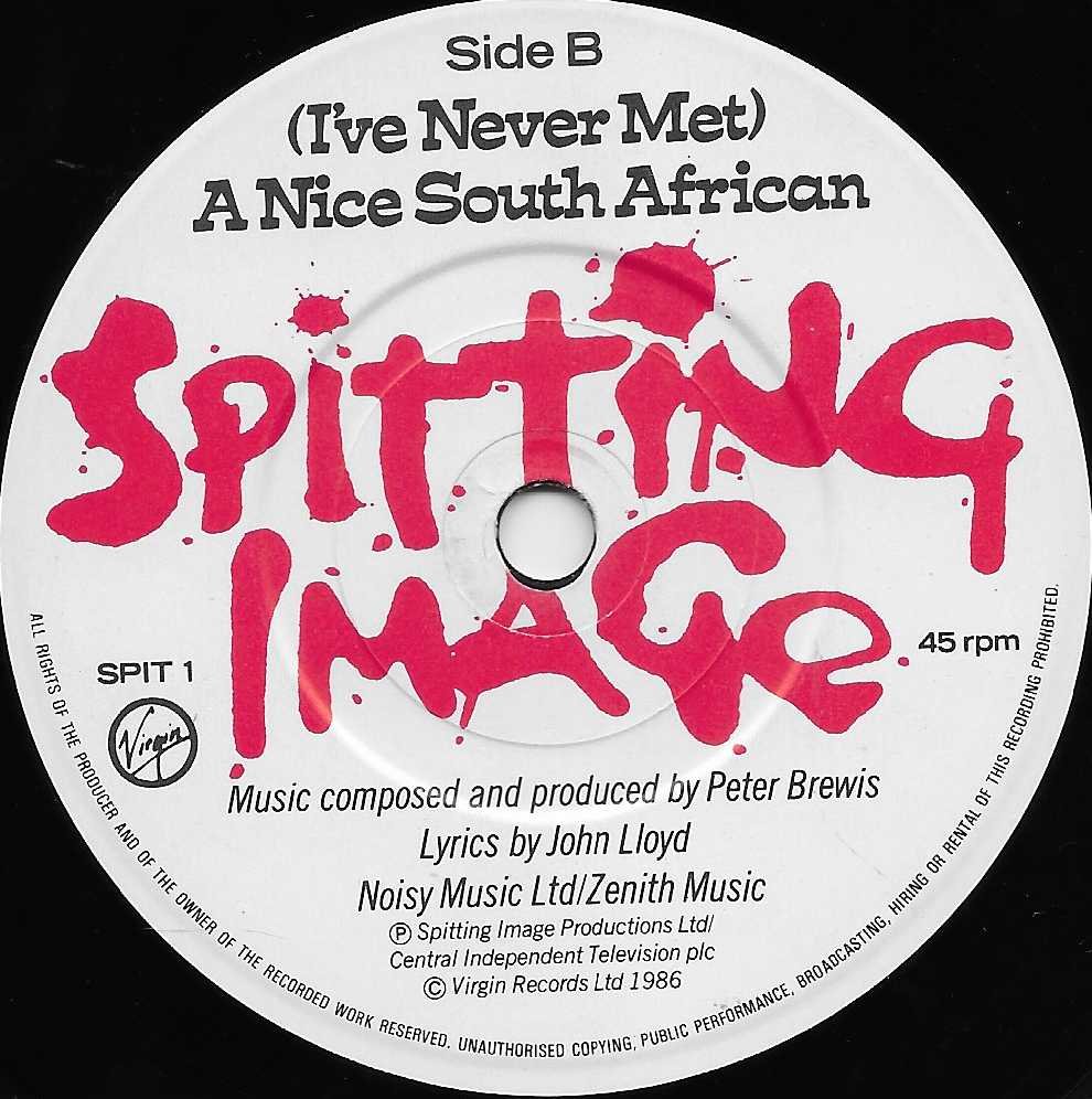 SPIT 1 The chicken song Pope / Grant / Naylor from ITV, Channel 4 and Channel 5 library Label
